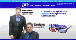 Desktop Screenshot of levinsoneyecare.com