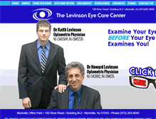 Tablet Screenshot of levinsoneyecare.com